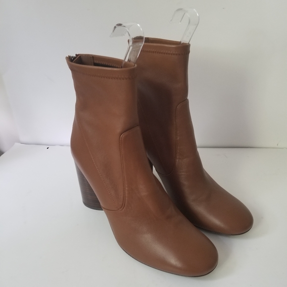 NWT Mercedes Castillo boots sock brown sz 10 - Picture 2 of 6